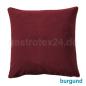 Preview: Dekokissen  Melva Velour Farbe burgund